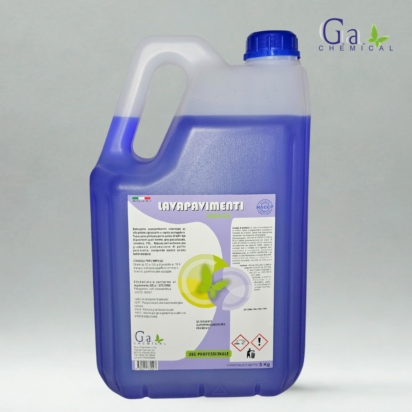 LAVAPAVIMENTI PROFUMATO - Detergente sgrassante per pavimenti - 5kg