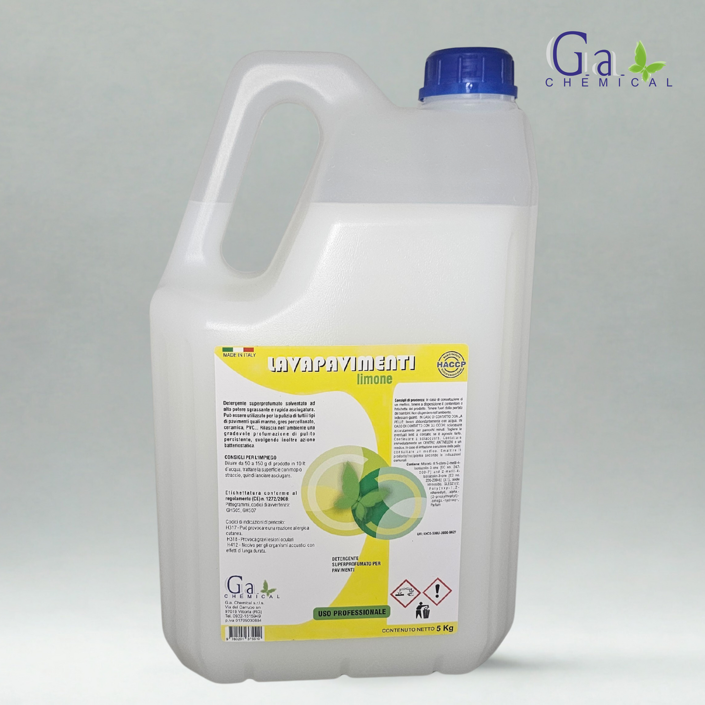 LAVAPAVIMENTI PROFUMATO - Detergente sgrassante per pavimenti - 5kg