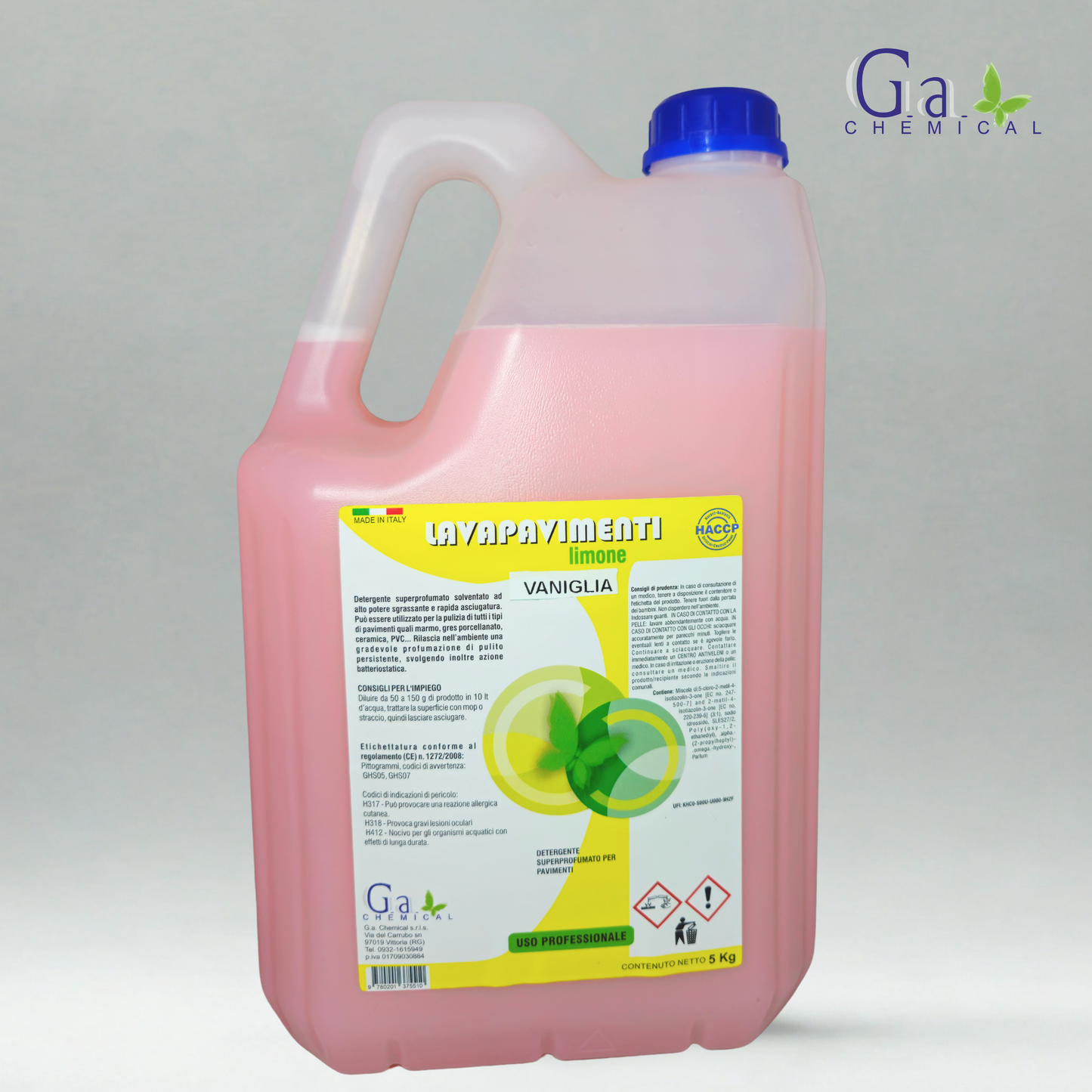 LAVAPAVIMENTI PROFUMATO - Detergente sgrassante per pavimenti - 5kg