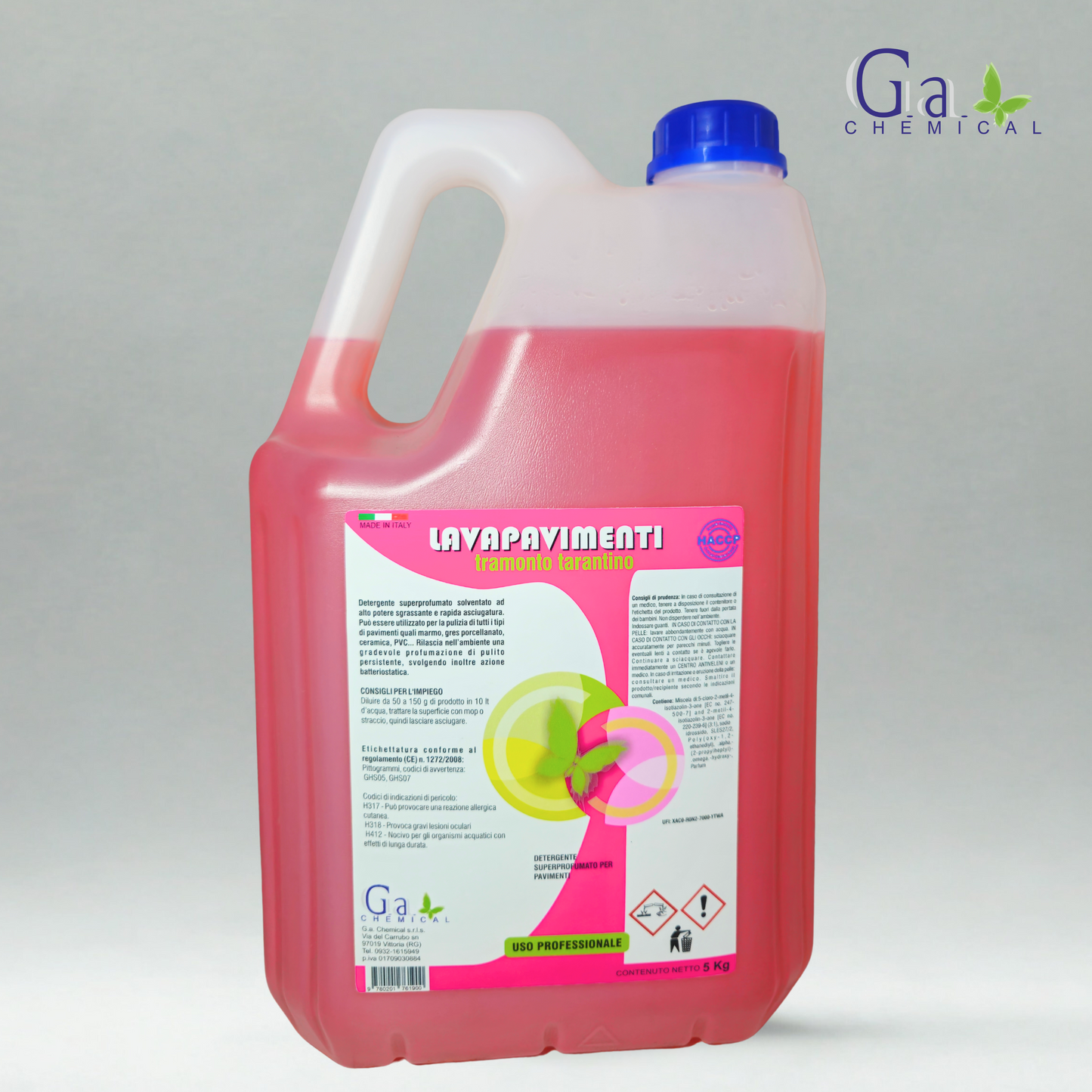 LAVAPAVIMENTI PROFUMATO - Detergente sgrassante per pavimenti - 5kg