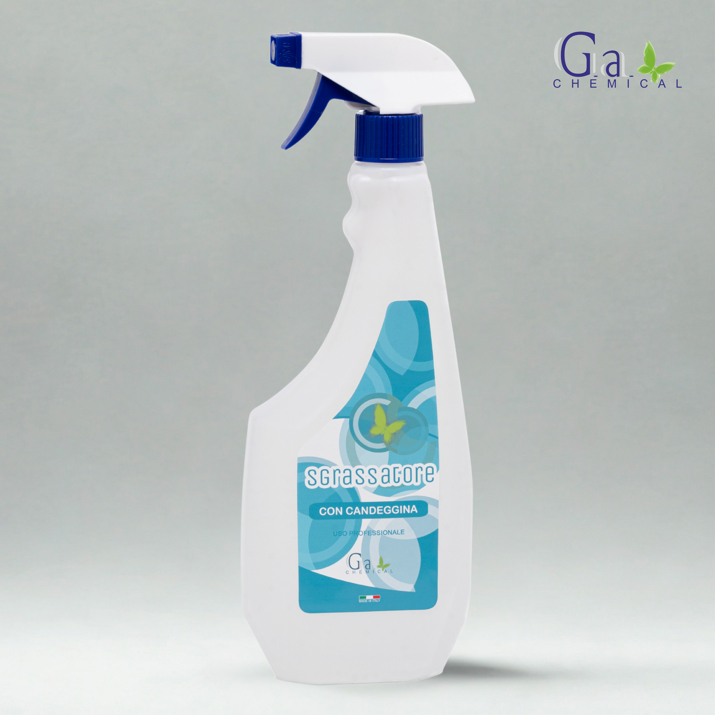 SGRASSATORE CON CANDEGGINA - Detergente sgrassante schiumogeno - 750ml o 5kg