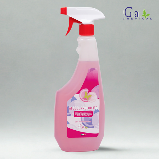 ALCOOL PROFUMATO - Detergente multisuperficie con profumo duraturo senza lasciare aloni - 750ml