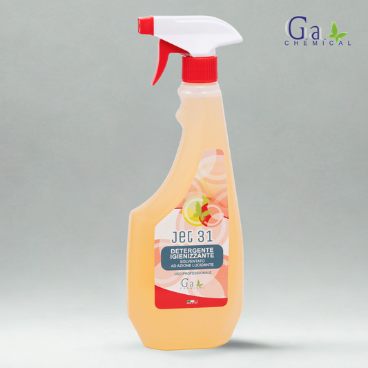 JET 31 - Detergente igienizzante solventato ad azione lucidante - 750ml