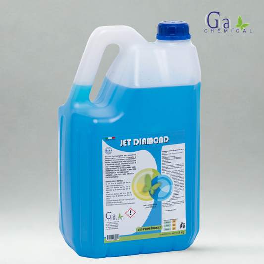 JET DIAMOND - Liquido brillantante per macchine lavastoviglie - 5kg, 10kg o 25kg