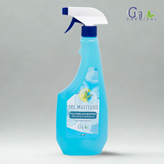 JET MULTIUSO - Pulitore antistatico per vetri e cristalli - 750ml o 5kg