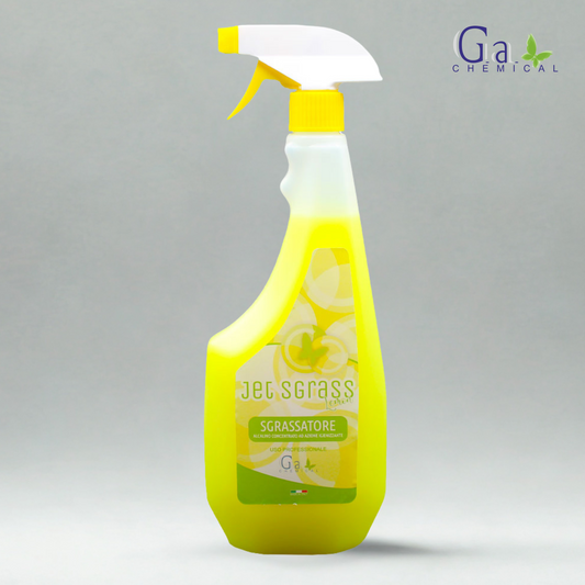 JET SGRASS - Sgrassatore alcalino concentrato ad azione igienizzante - 750ml o 5kg