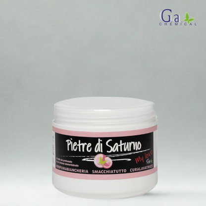 PIETRE DI SATURNO - Pietre profumate con tripla azione per lavatrice - 500g