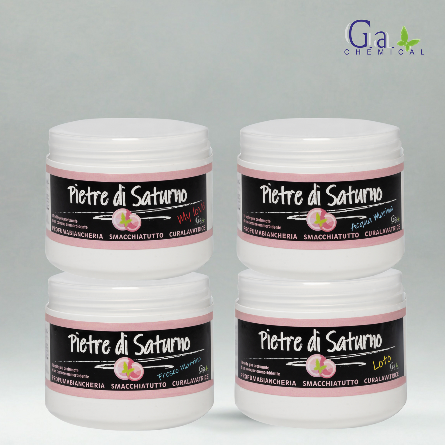 PIETRE DI SATURNO - Pietre profumate con tripla azione per lavatrice - 500g
