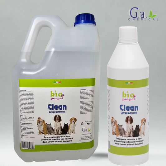 BIO PRO PET CLEAN LAVAPAVIMENTI - Detergente naturale probiotico per ambienti con animali - 1kg o 5kg