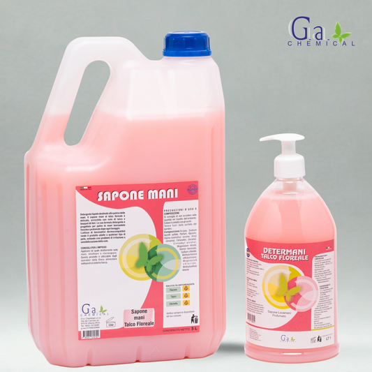 DETERMANI - Sapone liquido per mani profumato TALCO FLOREALE - 1kg o 5kg