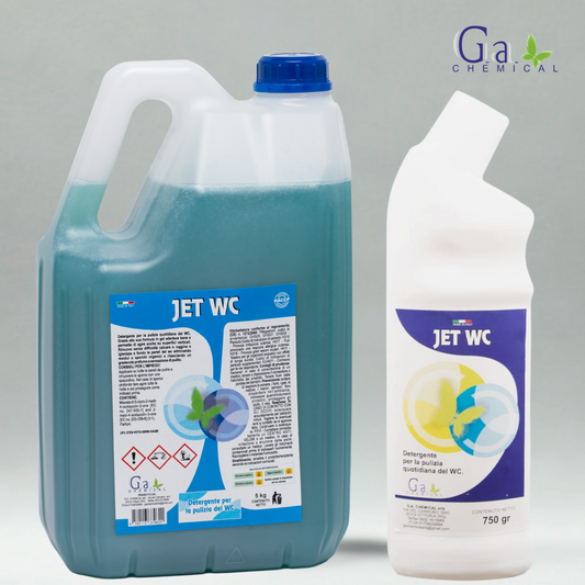 JET WC - Gel disincrostante igienizzante per la pulizia del WC - 750g o 5kg