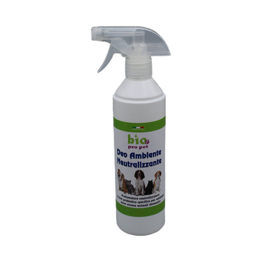 BIO Pro Pet Odor - Profumatore neutralizzatore a base probiotica per ambienti dove vivono animali domestici