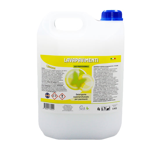 Lavapavimenti Limone superconcentrato plus - 5 kg -